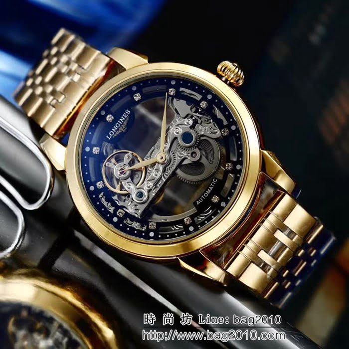 LONGINES浪琴 高級定制 全自動機械 男士腕表 WSS0247